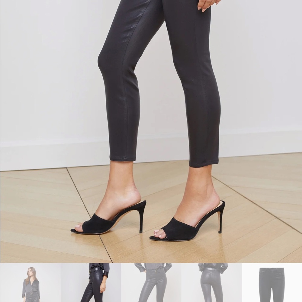 L'AGENCE Black Cropped Pants